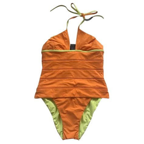 baby fendi swimsuit|fendi neon bikini.